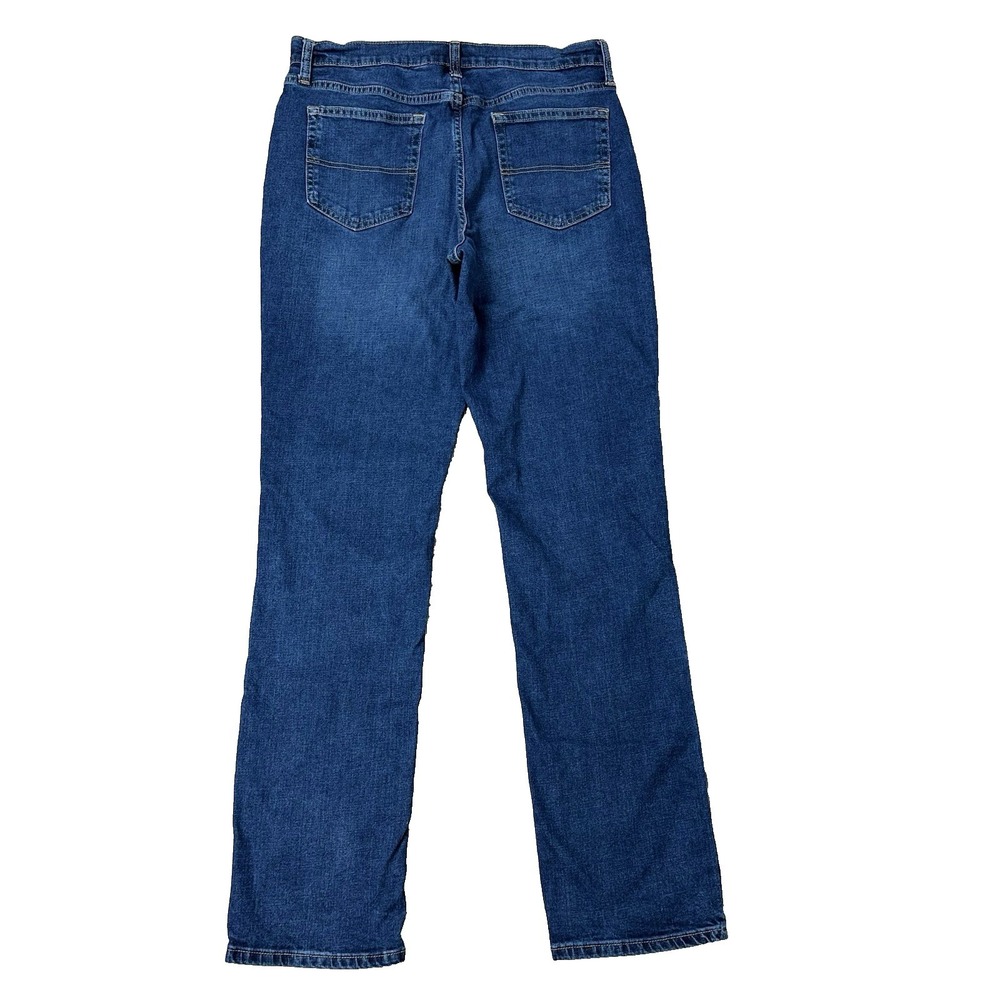 Members Mark Premium Denim Jeans Men 34" x 34" Straight Fit Leg Stretch Blue